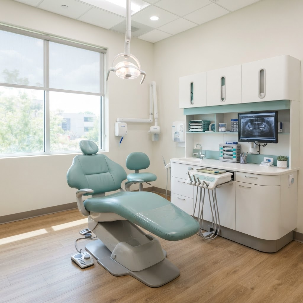 Modern dental treatment room