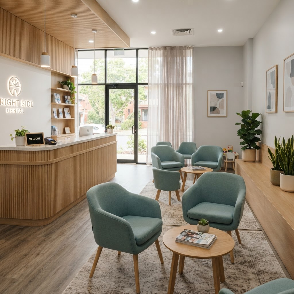 Clinic reception and waiting area